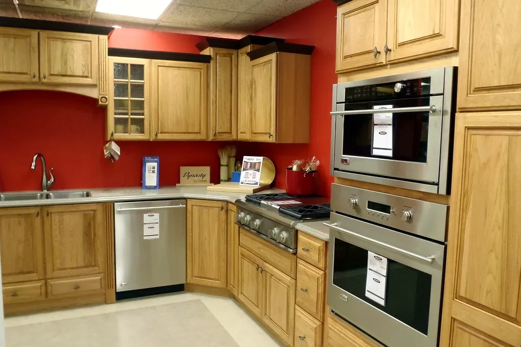 Cocina contemporánea de madera